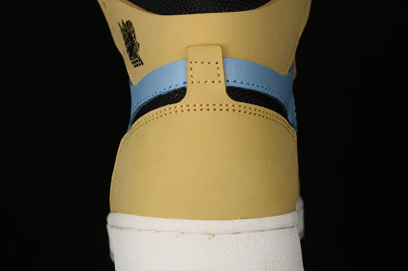 All categories Air Jordan Jordan series basketball shoes Air Jordan 1 High Z version Air Jordan 1 Zoom CMFT AJ1 Joe 1 black blue yellow CT0978-900